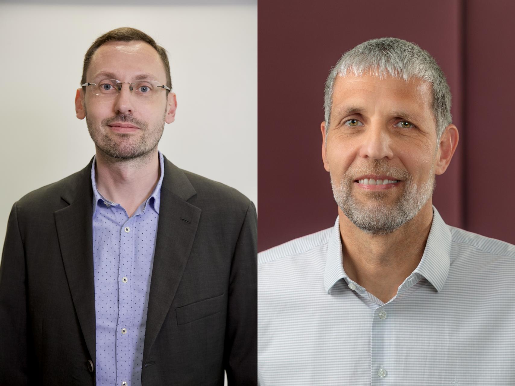 Christian Herder und Thomas Schulze nebeneinander abgebildet