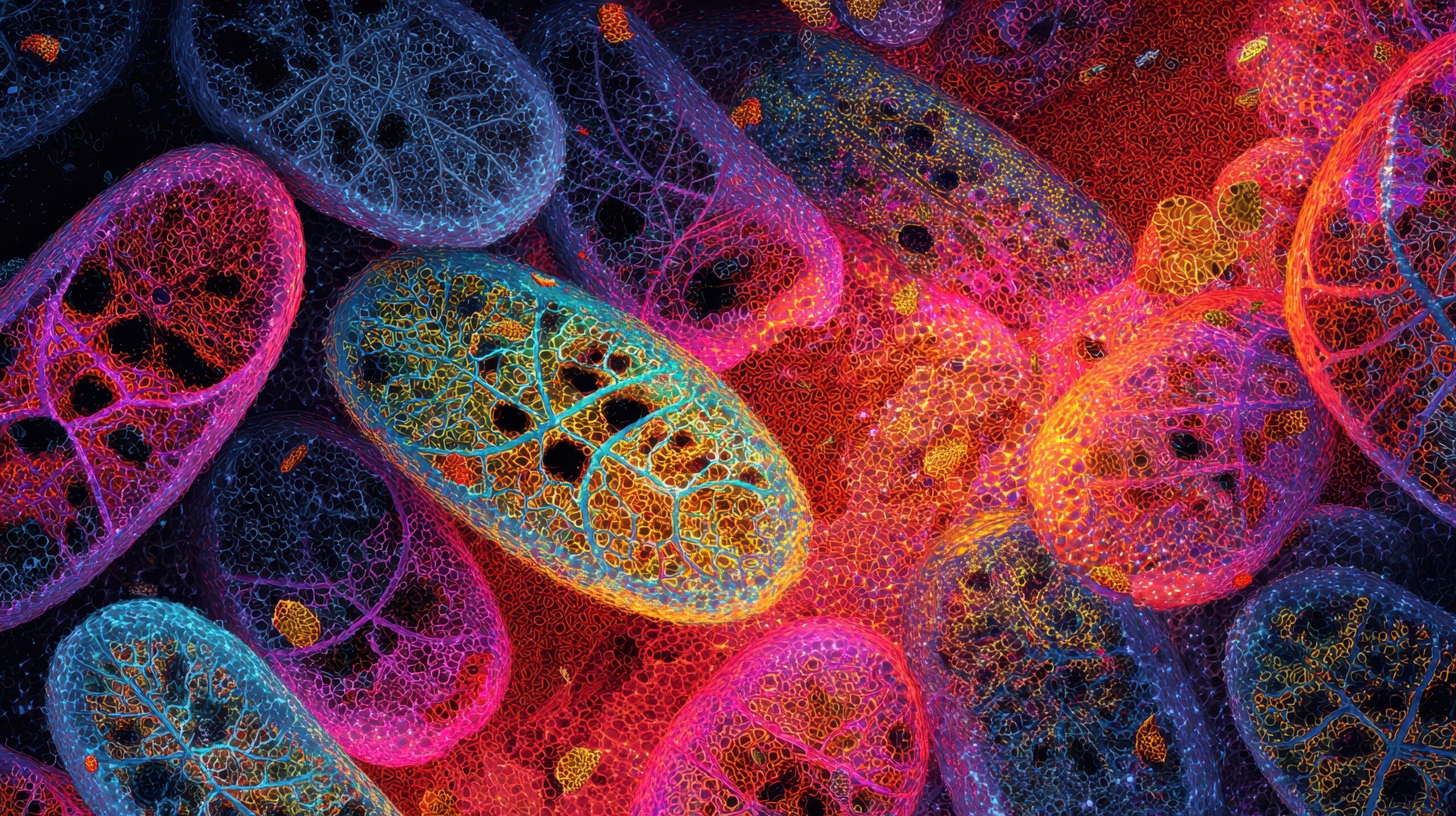 Mitochondrien unter dem Mikroskop