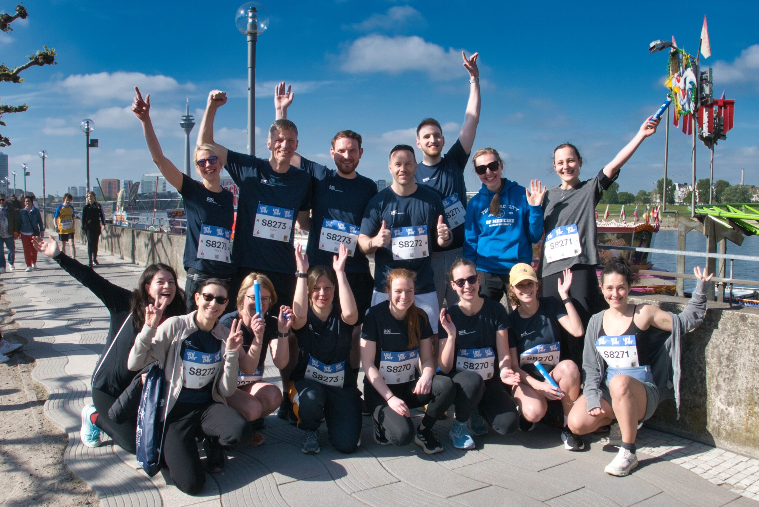 Gruppenfoto, Läufer, Marathon
