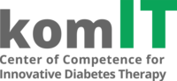 Logo des Kompetenzzentrum für Innovative Diabetes Therapie (KomIT) (engl.: Center of Competence for Innovative Diabetes Therapy)